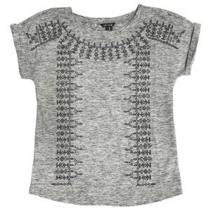 🌿 NIC+ZOE EMROIDERED JERSEY TEE TOP